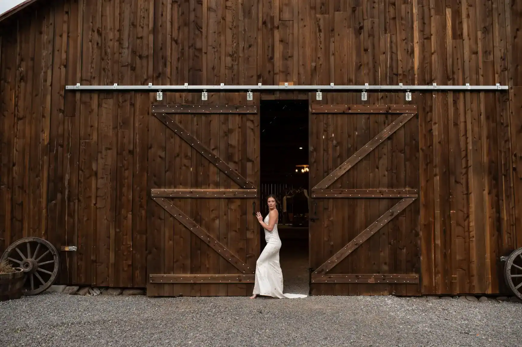 traditional barn wedding venue northern california wedding susanville